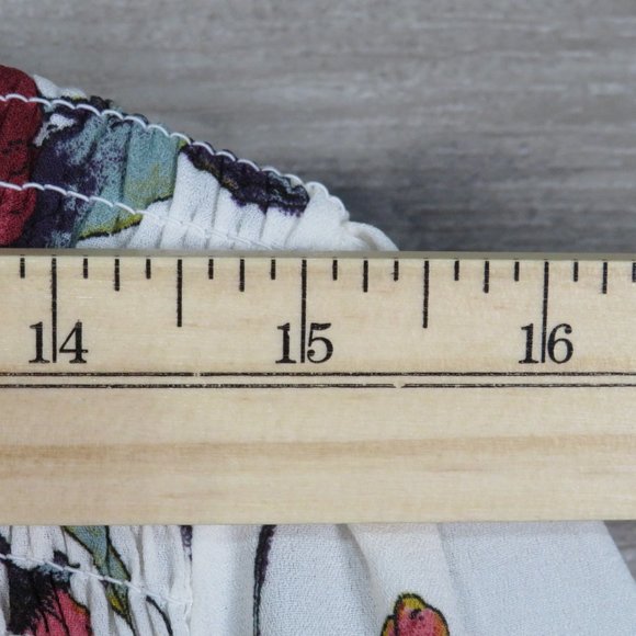 Cure* Women's Smock Top Turtle Neck Keyhole Back Long Sleeve Curved Hem~ Size XL - Picture 5 of 8